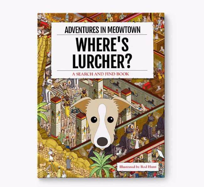Personalised Lurcher Book: Where's Lurcher? Volume 2