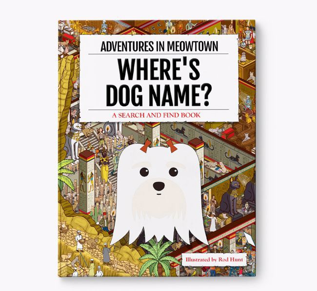 Personalised Maltese Book: Where's Maltese? Volume 2