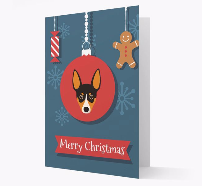 {breedCommonName} Ornament Christmas Card