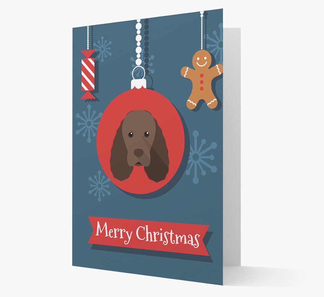 'Ornament' - Personalized {breedFullName} Card front