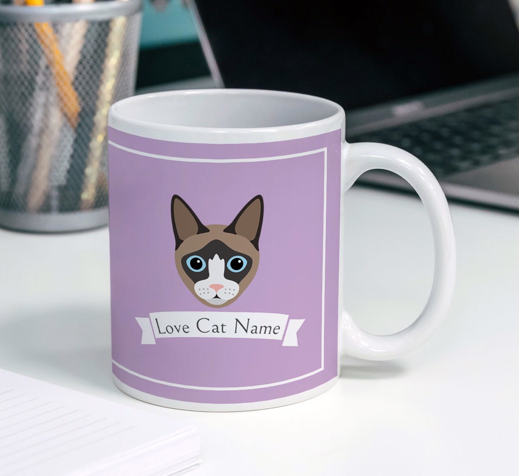 Personalised 'No.1 Mom' Mug from your {breedFullName} Mug Side View