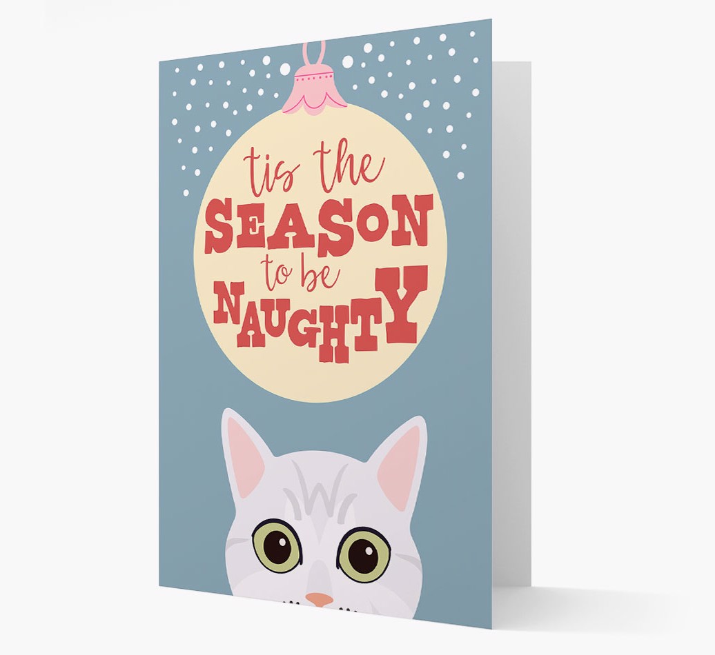 'Tis the Season' - Personalised {breedFullName} Christmas Card Front