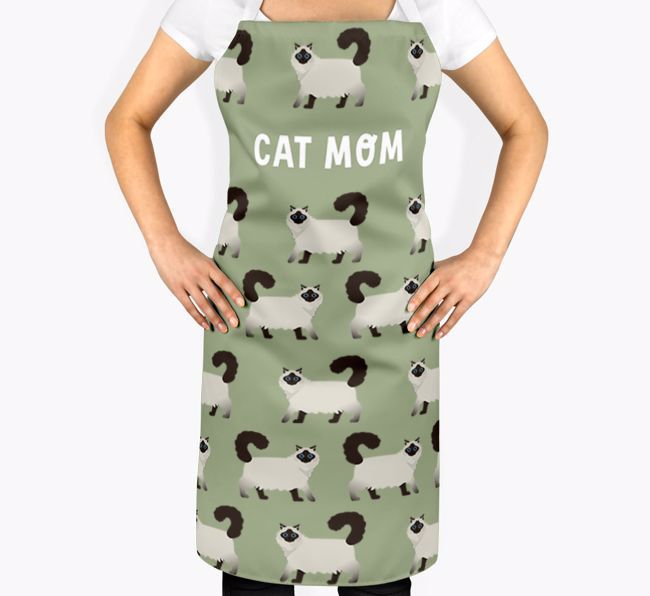 Cat Mom: Personalized {breedShortName} Apron
