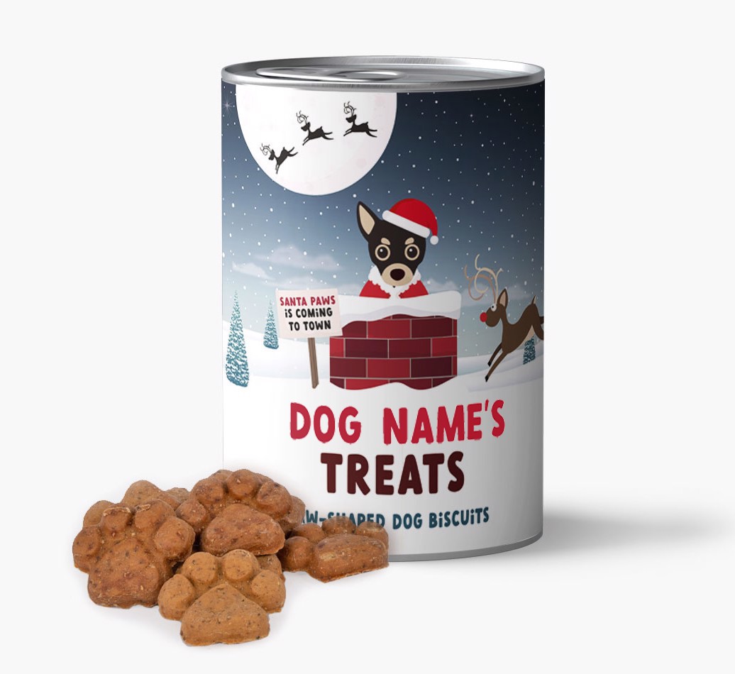 Santa Paws: Personalised {breedFullName} Paw Biscuits