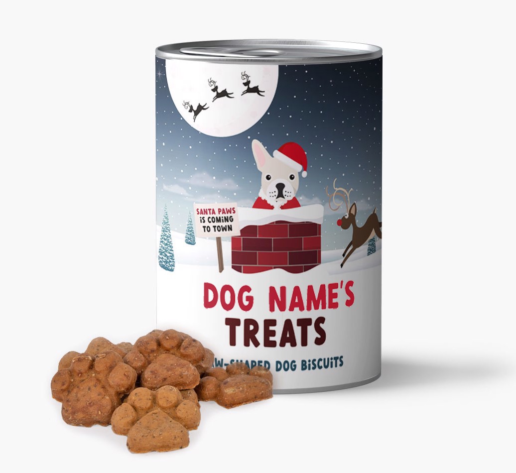 Santa Paws: Personalised {breedFullName} Paw Biscuits