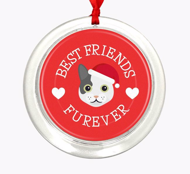 'Best Friends Furever' - {breedCommonName} Christmas Decoration