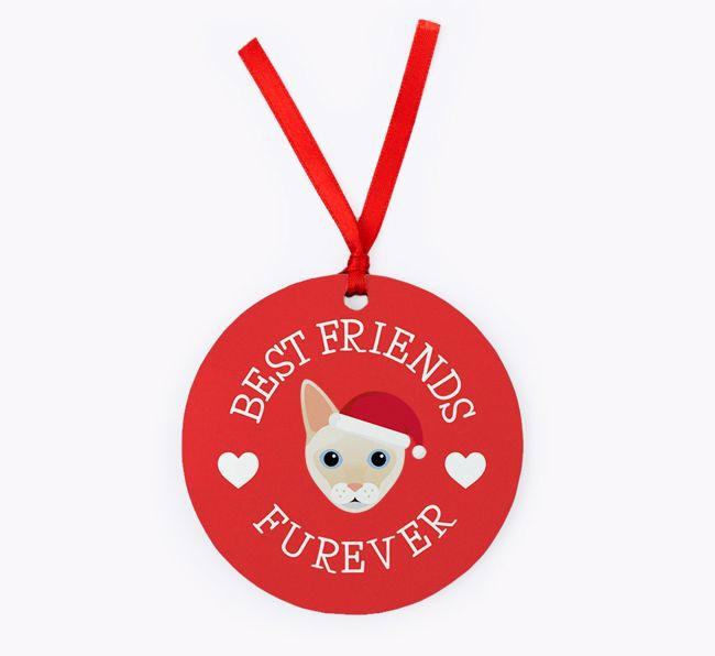 'Best Friends Furever' - {breedCommonName} Christmas Decoration