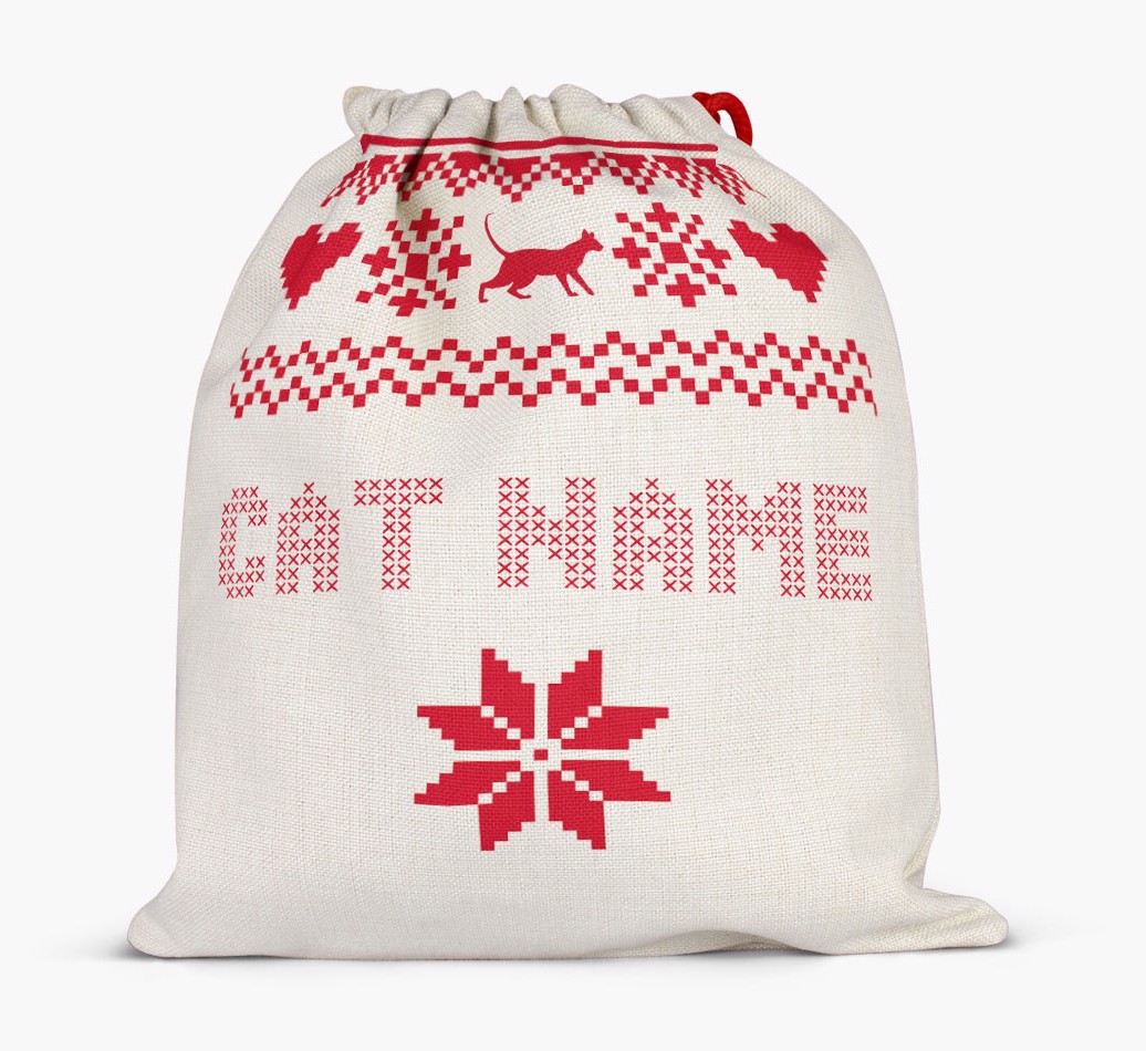 Personalized Santa Sack for your {breedFullName} - Full