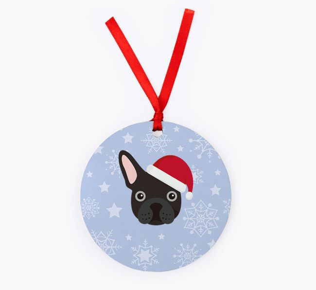 'Snowflake' - Personalised {breedFullName} Christmas Decoration