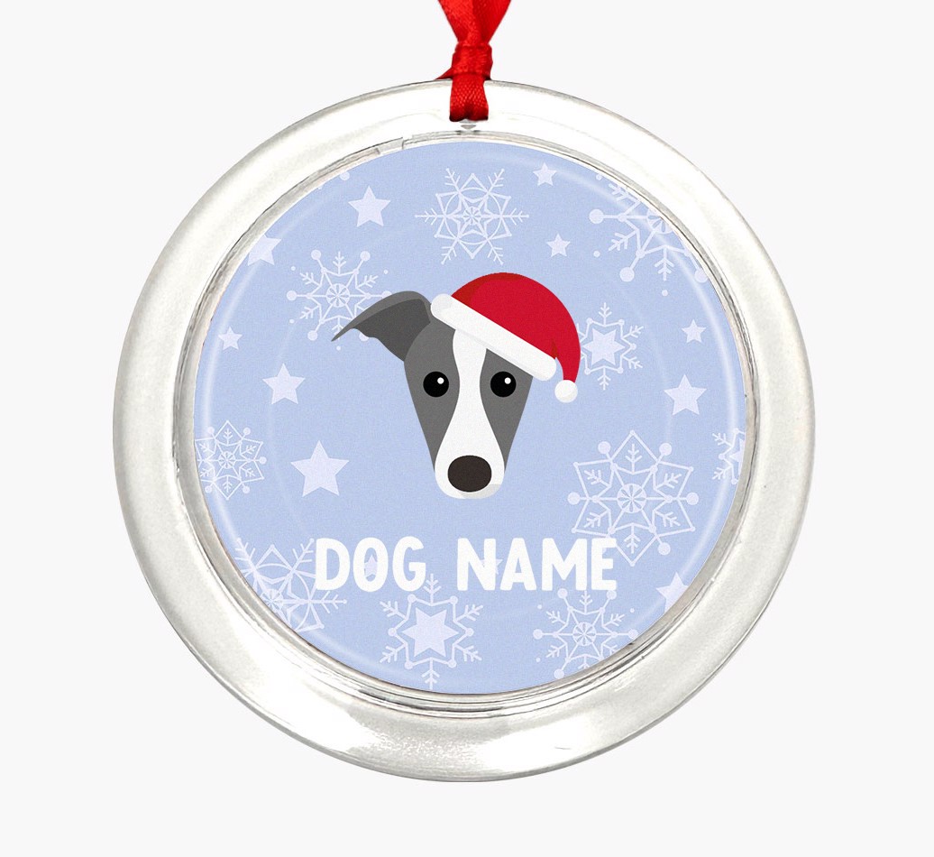 Snowflake: Personalized {breedFullName} Ornament