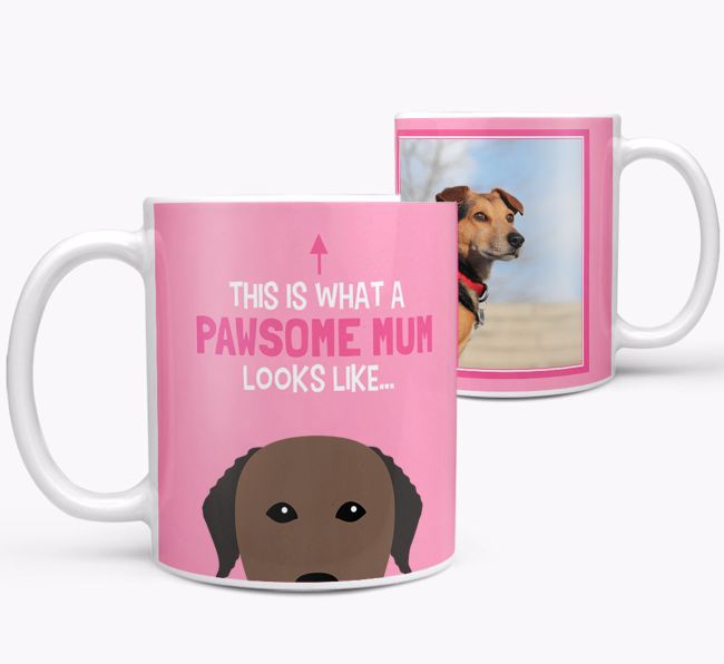 'Pawsome Mum' - Personalised {breedFullName} Mug