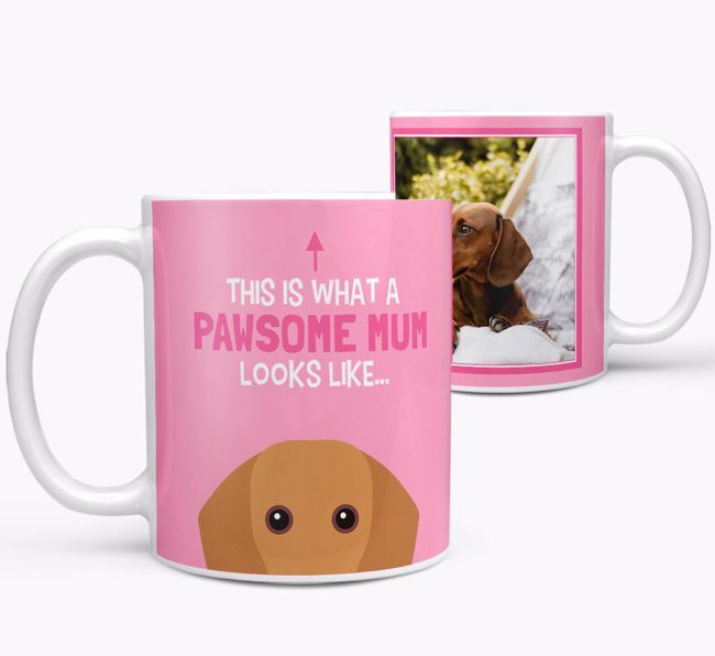 'Pawsome Mum' - Personalised {breedFullName} Mug