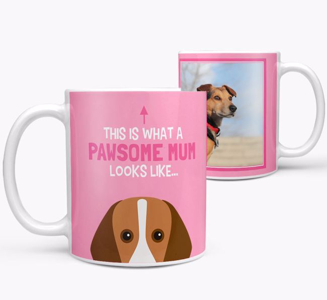 'Pawsome Mum' - Personalised {breedFullName} Mug