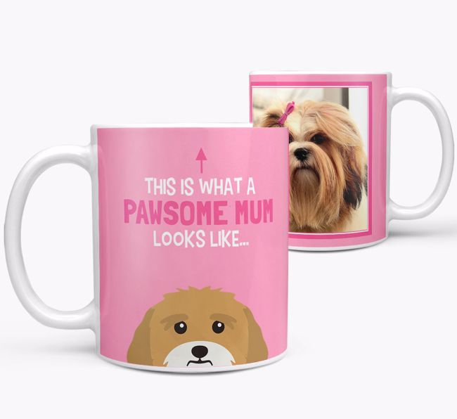 'Pawsome Mum' - Personalised {breedFullName} Mug