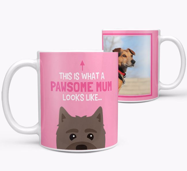 'Pawsome Mum' - Personalised {breedFullName} Mug