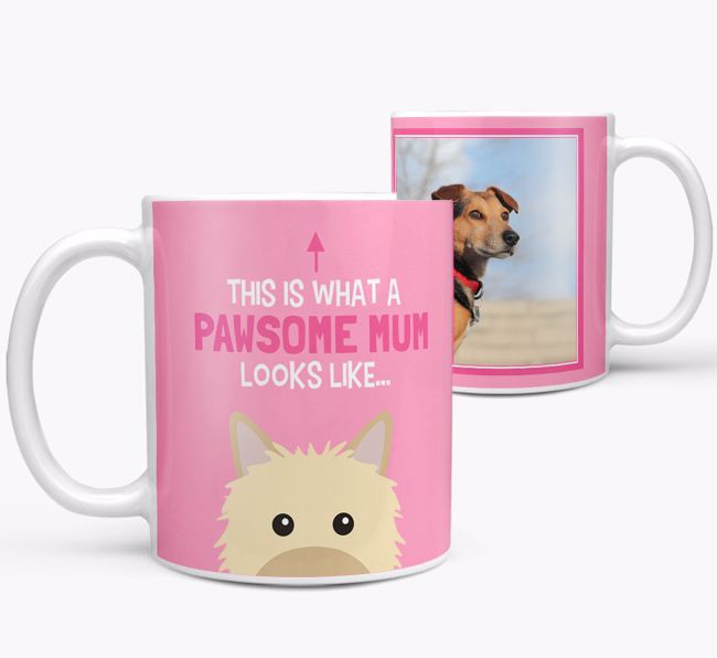 'Pawsome Mum' - Personalised {breedFullName} Mug