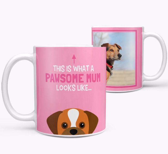 'Pawsome Mum' - Personalised {breedFullName} Mug