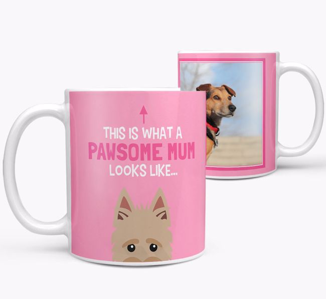 'Pawsome Mum' - Personalised {breedFullName} Mug