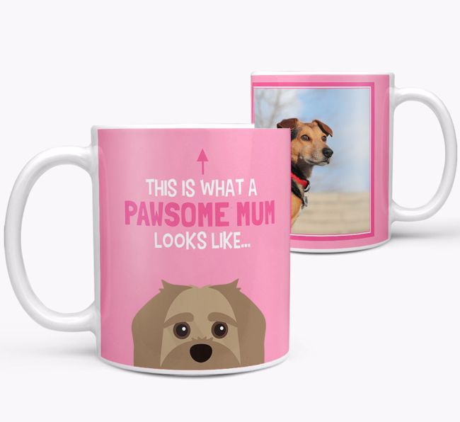 'Pawsome Mum' - Personalised {breedFullName} Mug