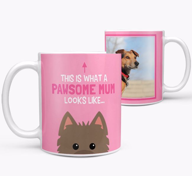 'Pawsome Mum' - Personalised {breedFullName} Mug