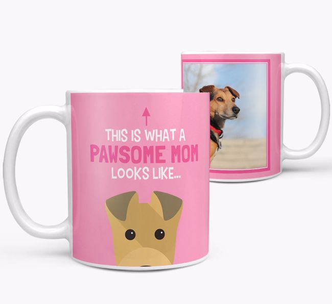 'Pawsome Mom' - Personalized {breedFullName} Mug