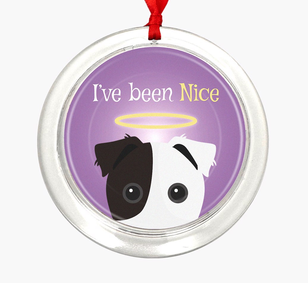 'I've Been Nice' - Personalized {breedFullName} Ornament