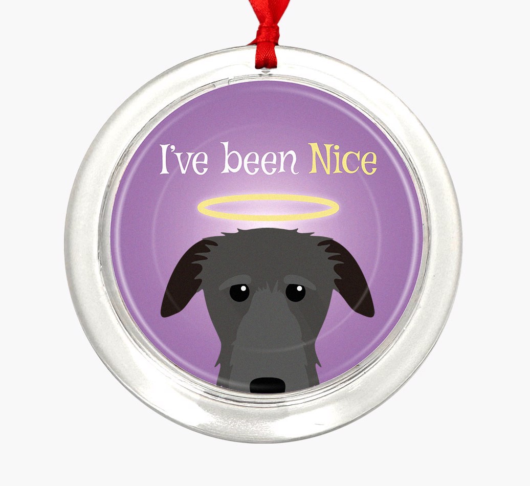 'I've Been Nice' - Personalized {breedFullName} Ornament