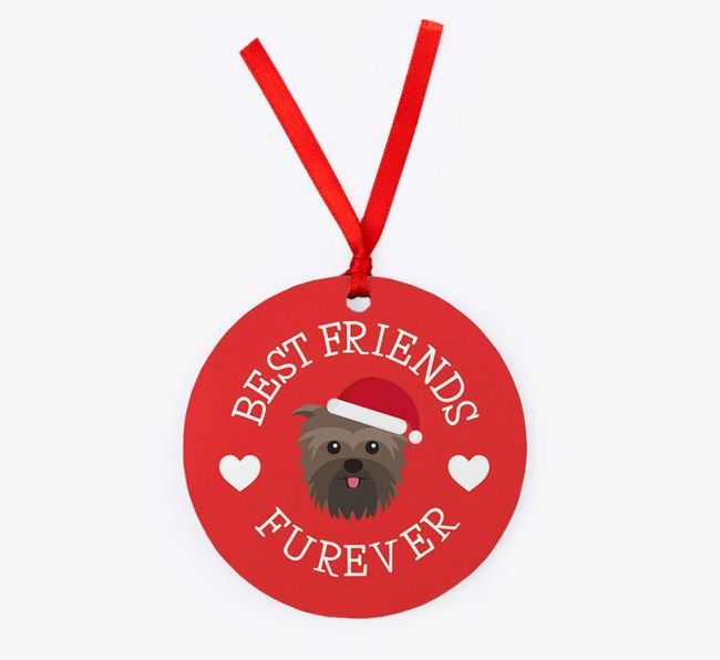 'Best Friends Furever' - {breedFullName} Christmas Decoration