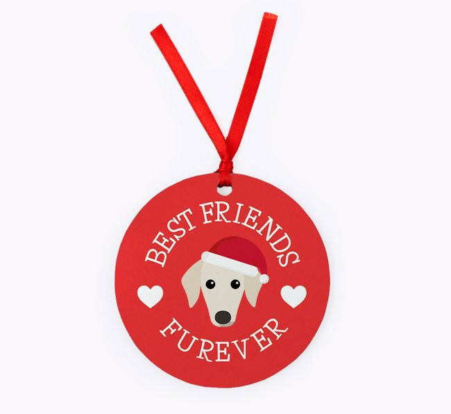 'Best Friends Furever' - {breedFullName} Christmas Decoration