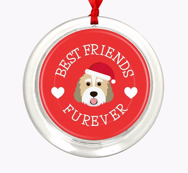 'Best Friends Furever' - Personalized {breedFullName} Christmas Decoration