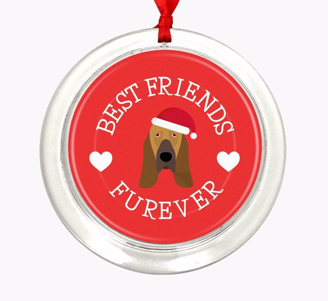 'Best Friends Furever' - Personalized {breedFullName} Christmas Decoration