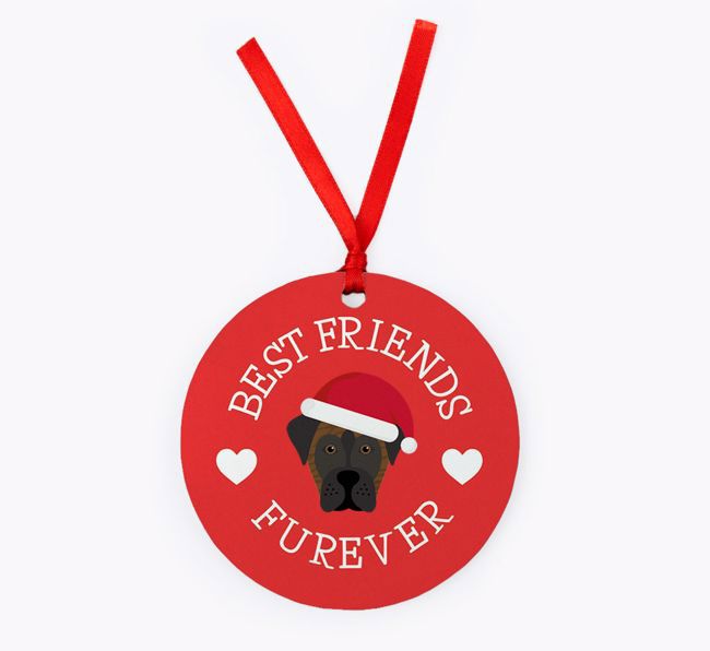 'Best Friends Furever' - {breedFullName} Christmas Decoration