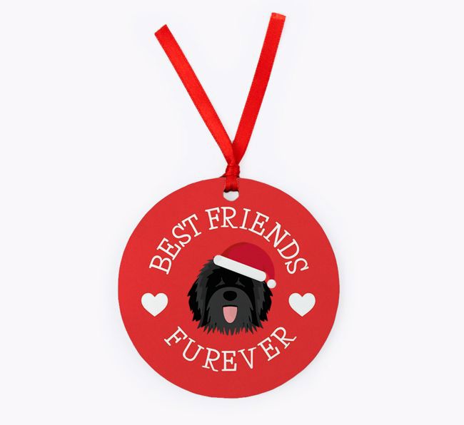 'Best Friends Furever' - {breedFullName} Christmas Decoration