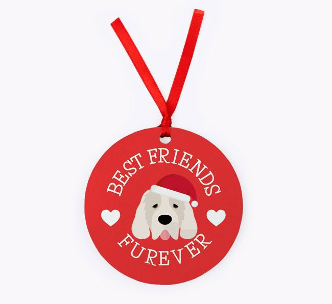 'Best Friends Furever' - {breedFullName} Christmas Decoration