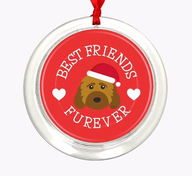 'Best Friends Furever' - Personalized {breedFullName} Christmas Decoration