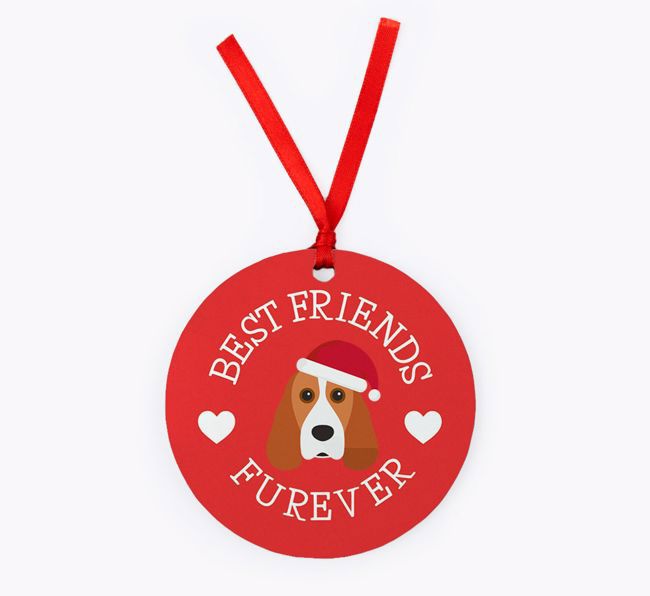 'Best Friends Furever' - {breedFullName} Christmas Decoration