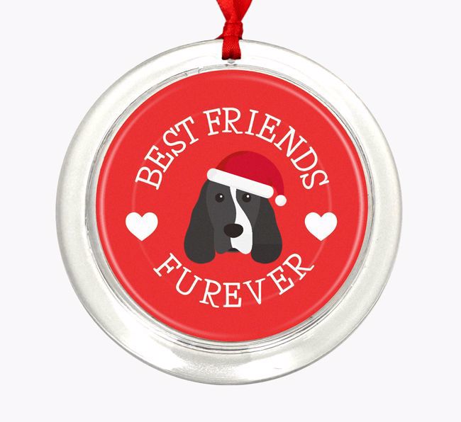 'Best Friends Furever' - Personalized {breedFullName} Christmas Decoration