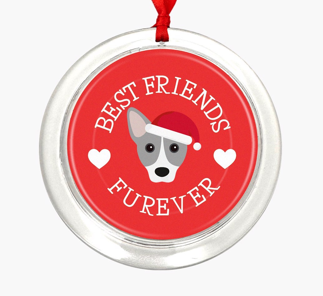 'Best Friends' - Personalized {breedFullName} Ornament