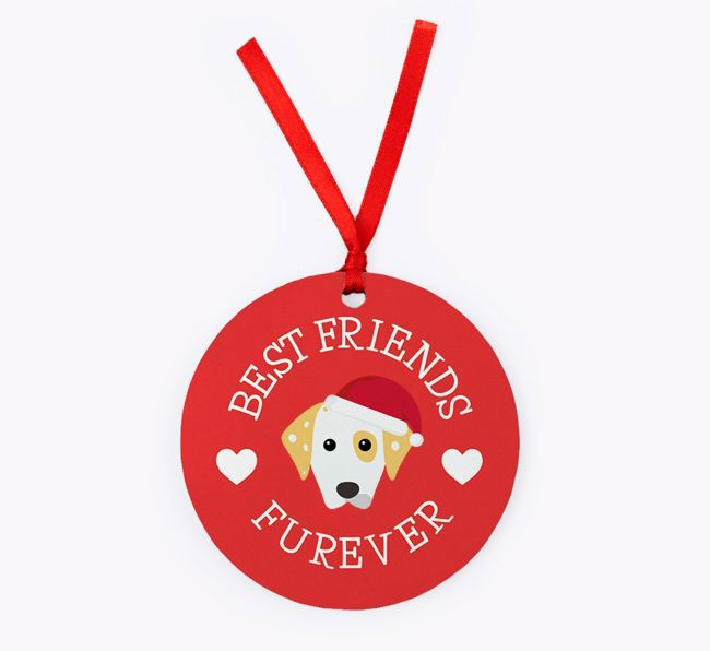 'Best Friends Furever' - {breedFullName} Christmas Decoration