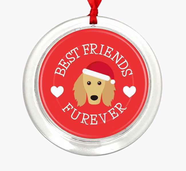 'Best Friends Furever' - Personalized {breedFullName} Christmas Decoration