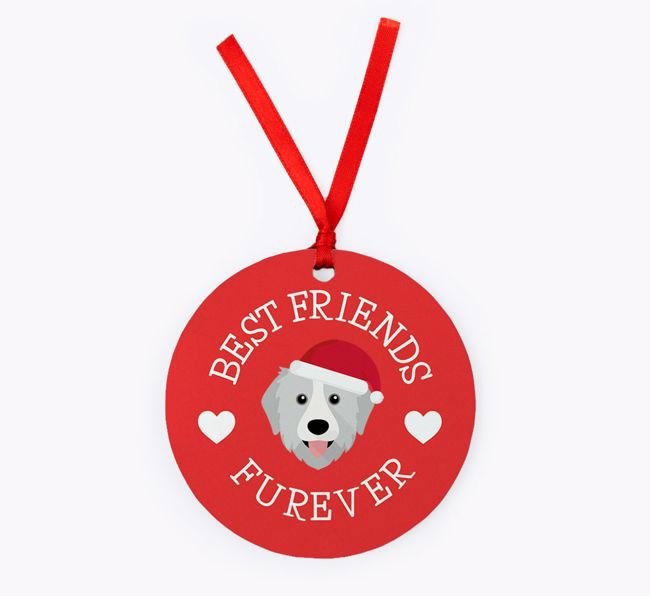 'Best Friends Furever' - {breedFullName} Christmas Decoration