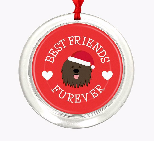 'Best Friends Furever' - Personalized {breedFullName} Christmas Decoration