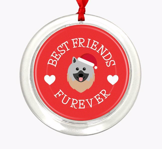 'Best Friends Furever' - Personalized {breedFullName} Christmas Decoration