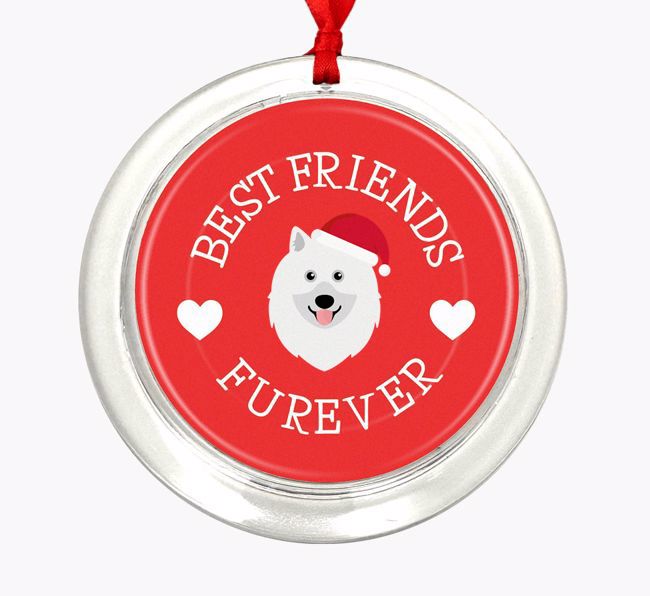 'Best Friends Furever' - Personalized {breedFullName} Christmas Decoration
