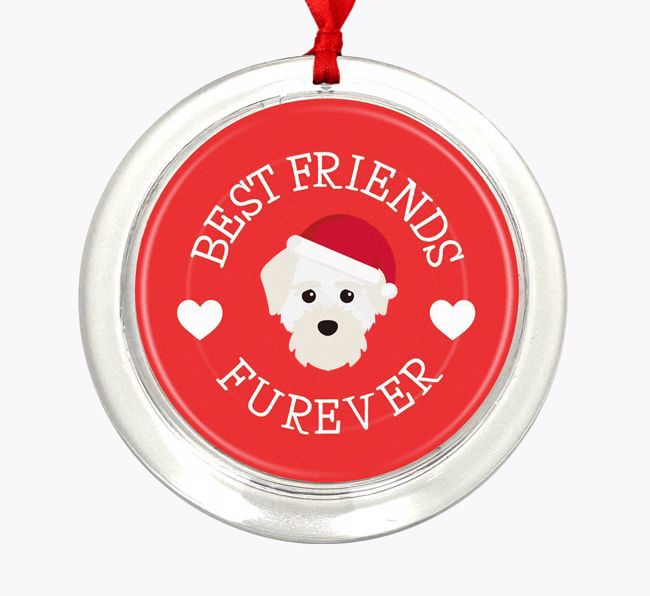 'Best Friends Furever' - Personalized {breedFullName} Christmas Decoration