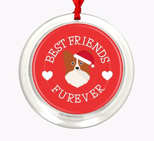 'Best Friends Furever' - Personalized {breedFullName} Christmas Decoration