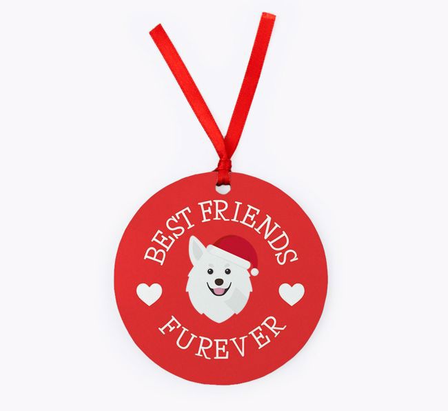 'Best Friends Furever' - {breedFullName} Christmas Decoration