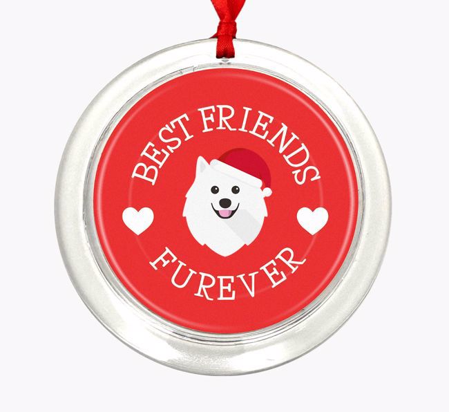 'Best Friends Furever' - Personalized {breedFullName} Christmas Decoration