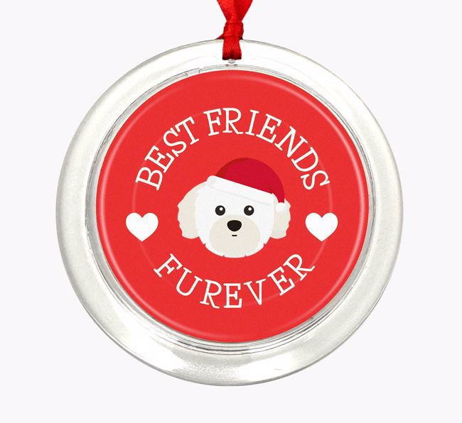 'Best Friends Furever' - Personalized {breedFullName} Christmas Decoration