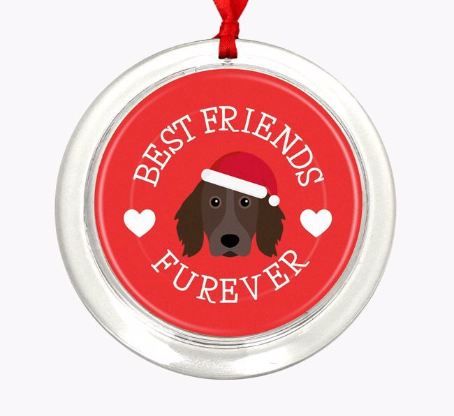 'Best Friends Furever' - Personalized {breedFullName} Christmas Decoration